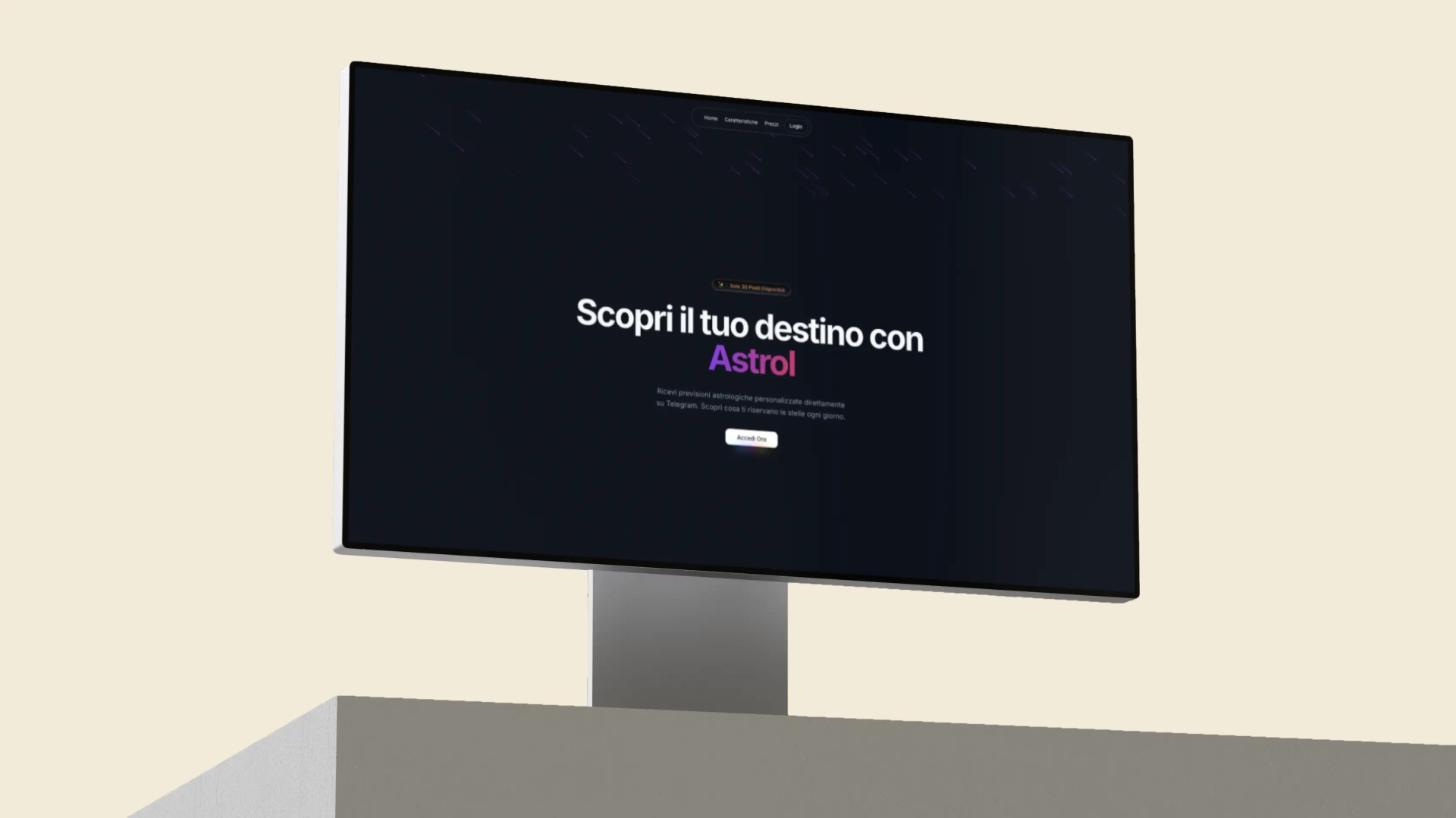 Astrol AI - Telegram Bot & Landing Page